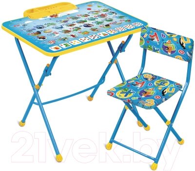 Комплект мебели с детским столом Ника КУ1/9 Азбука от компании Бесплатная доставка по Беларуси - фото 1