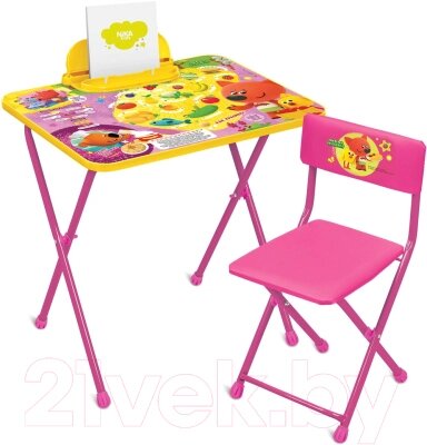 Комплект мебели с детским столом Ника ММ1/2 Ми-ми-мишки от компании Бесплатная доставка по Беларуси - фото 1