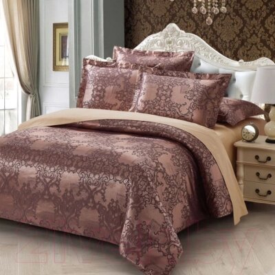 Комплект постельного белья Alleri Сатин Jacquard Premium евро max / СЖ-089 от компании Бесплатная доставка по Беларуси - фото 1