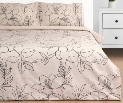 Комплект постельного белья Этель Graphic Flowers / 9355447 от компании Бесплатная доставка по Беларуси - фото 1