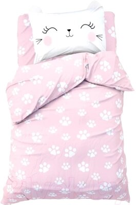 Комплект постельного белья Этель Pink Cat / 6480768 от компании Бесплатная доставка по Беларуси - фото 1