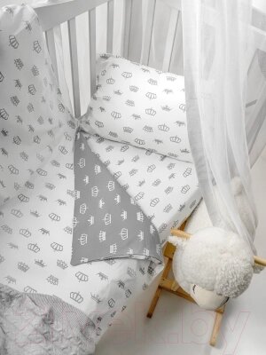 Комплект постельный для малышей Amarobaby Baby Boom / КПБ-3 Короны от компании Бесплатная доставка по Беларуси - фото 1