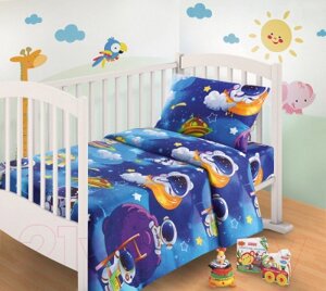 Комплект постельный для малышей Milanika Полет Детство