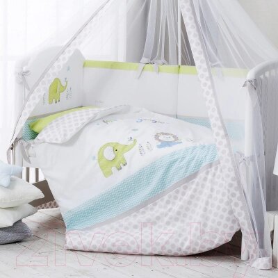 Комплект постельный для малышей Perina Джунгли / ДЖ7-01.1 от компании Бесплатная доставка по Беларуси - фото 1