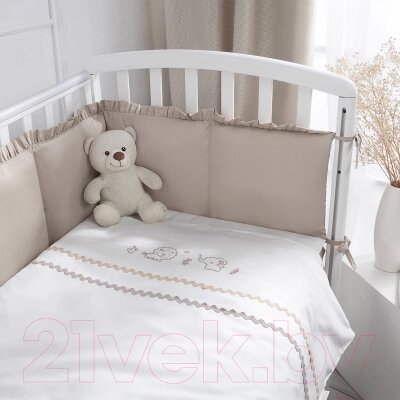 Комплект постельный для малышей Perina Toys Sateen Collection / ТСК6-02.4 от компании Бесплатная доставка по Беларуси - фото 1