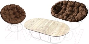Комплект садовой мебели M-Group Мамасан, Папасан и стол / 12130105