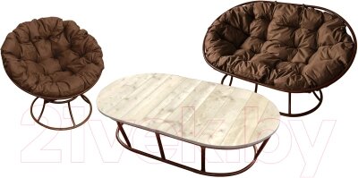 Комплект садовой мебели M-Group Мамасан, Папасан и стол / 12130205 от компании Бесплатная доставка по Беларуси - фото 1