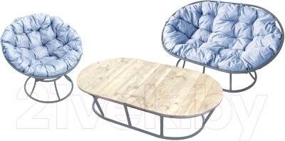 Комплект садовой мебели M-Group Мамасан, Папасан и стол / 12130309 от компании Бесплатная доставка по Беларуси - фото 1