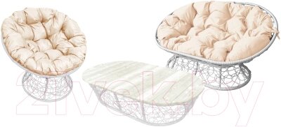 Комплект садовой мебели M-Group Мамасан, Папасан и стол / 12140101 от компании Бесплатная доставка по Беларуси - фото 1