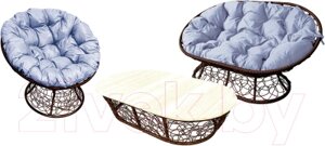 Комплект садовой мебели M-Group Мамасан, Папасан и стол / 12140209