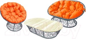 Комплект садовой мебели M-Group Мамасан, Папасан и стол / 12140307