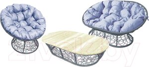 Комплект садовой мебели M-Group Мамасан, Папасан и стол / 12140309