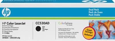 Комплект тонер-картриджей HP CC530AD 2 шт. от компании Бесплатная доставка по Беларуси - фото 1