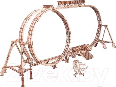 Конструктор электромеханический Wood Trick Большие Американские горки / 1234-78 от компании Бесплатная доставка по Беларуси - фото 1