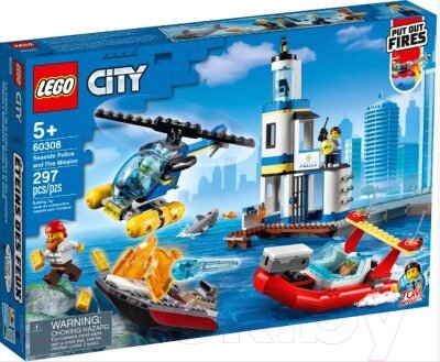 Конструктор Lego City Операция береговой полиции и пожарных / 60308 от компании Бесплатная доставка по Беларуси - фото 1