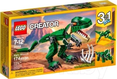 Конструктор Lego Creator Грозный динозавр 31058 от компании Бесплатная доставка по Беларуси - фото 1