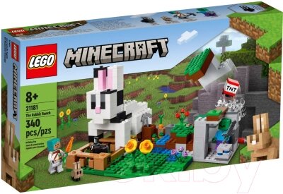 Конструктор Lego Minecraft Кроличье ранчо 21181 от компании Бесплатная доставка по Беларуси - фото 1