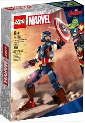 Конструктор Lego Super Heroes. Сборная фигурка Капитана Америки / 76258 от компании Бесплатная доставка по Беларуси - фото 1