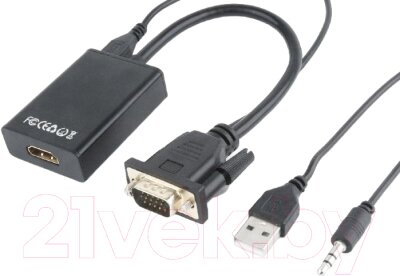 Конвертер цифровой Cablexpert A-VGA-HDMI-01 от компании Бесплатная доставка по Беларуси - фото 1