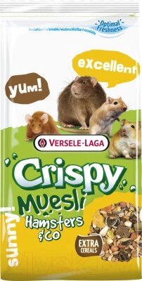 Корм для грызунов Versele-Laga Crispy Muesli Hamsters & Co /461169 от компании Бесплатная доставка по Беларуси - фото 1