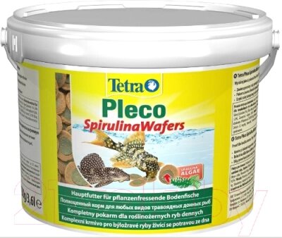 Корм для рыб Tetra Pleco Spirulina Wafers от компании Бесплатная доставка по Беларуси - фото 1