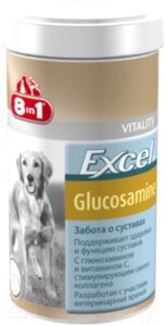 Кормовая добавка для животных 8in1 Exsel Glucosamine / 660890/121596 (110таб)