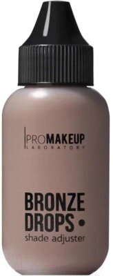 Корректор цвета тональной основы PROMAKEUP Bronze Drops 102 матовый аджастер бронзирующий от компании Бесплатная доставка по Беларуси - фото 1