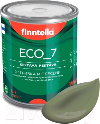 Краска Finntella Eco 7 Oliivi / F-09-2-1-FL021 от компании Бесплатная доставка по Беларуси - фото 1