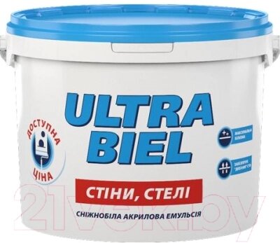 Краска Sniezka Ultra Biel от компании Бесплатная доставка по Беларуси - фото 1