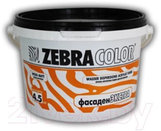 Краска Zebracolor Фасаден Экстра от компании Бесплатная доставка по Беларуси - фото 1