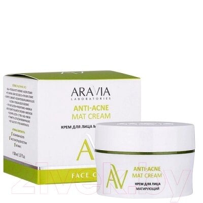 Крем для лица Aravia Laboratories Anti-Acne Mat Cream от компании Бесплатная доставка по Беларуси - фото 1