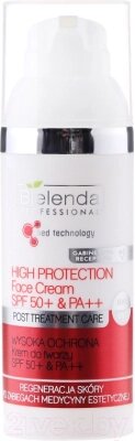 Крем для лица Bielenda Professional Post Treatment Care Высокая защита SPF50 & PA++ от компании Бесплатная доставка по Беларуси - фото 1