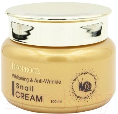 Крем для лица Deoproce Whitening & Anti-Wrinkle Snail Cream от компании Бесплатная доставка по Беларуси - фото 1