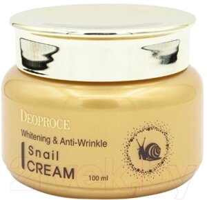 Крем для лица Deoproce Whitening & Anti-Wrinkle Snail Cream