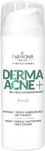 Крем для лица Farmona Professional Dermaacne+ увлажняющий матирующий