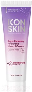 Крем для лица Icon Skin Aqua Recovery Увлажняющий минеральный с гиалуроновой кислотой