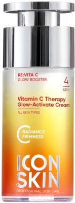 Крем для лица Icon Skin Vitamin C Therapy Glow-Activate Cream Для всех типов кожи от компании Бесплатная доставка по Беларуси - фото 1