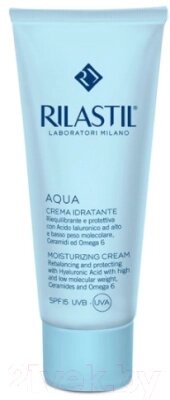 Крем для лица Rilastil Aqua увлажняющий защитный SPF15 от компании Бесплатная доставка по Беларуси - фото 1