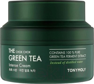 Крем для лица Tony Moly The Chok Chok Green Tea Intense Cream Увлажняющий от компании Бесплатная доставка по Беларуси - фото 1