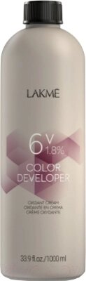 Крем для окисления краски Lakme Color Developer 6V 1.8% от компании Бесплатная доставка по Беларуси - фото 1