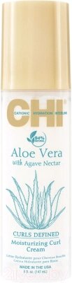 Крем для укладки волос CHI Aloe Vera With Agave Nectar Увлажняющий для кудрявых волос от компании Бесплатная доставка по Беларуси - фото 1