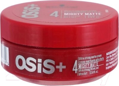 Крем для укладки волос Schwarzkopf Professional Osis+ Mighty Matte Ультрасильный