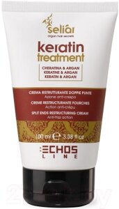 Крем для волос Echos Line Seliar Keratin Treatment против секущихся кончиков