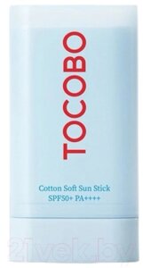 Крем для загара Tocobo Cotton Soft Sun Stick SPF50+ PA Себорегулирующий