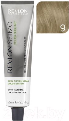 Крем-краска для волос Revlon Professional Revlonissimo Color Sublime Vegan тон 9 от компании Бесплатная доставка по Беларуси - фото 1