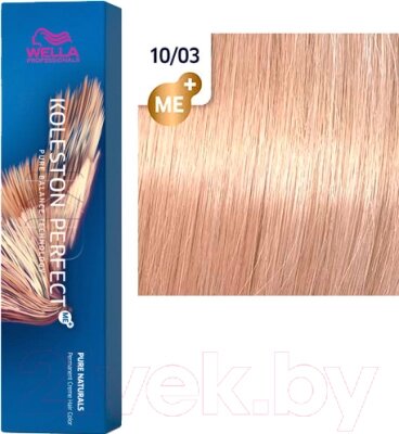 Крем-краска для волос Wella Professionals Koleston Perfect ME+ 10/03 от компании Бесплатная доставка по Беларуси - фото 1