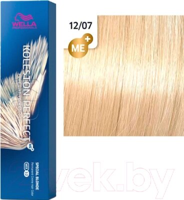 Крем-краска для волос Wella Professionals Koleston Perfect ME+ 12/07 от компании Бесплатная доставка по Беларуси - фото 1