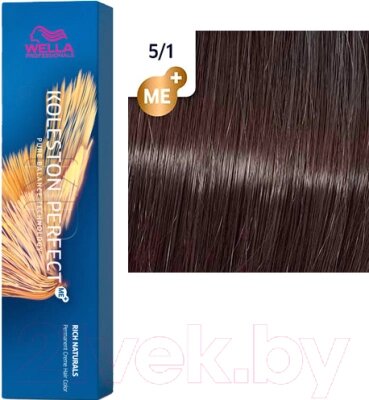 Крем-краска для волос Wella Professionals Koleston Perfect ME+ 5/1 от компании Бесплатная доставка по Беларуси - фото 1