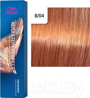 Крем-краска для волос Wella Professionals Koleston Perfect ME+ 8/04 от компании Бесплатная доставка по Беларуси - фото 1