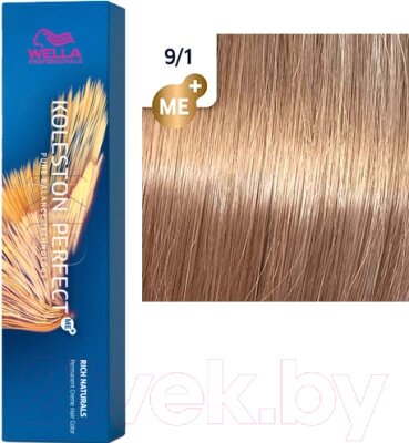 Крем-краска для волос Wella Professionals Koleston Perfect ME+ 9/1 от компании Бесплатная доставка по Беларуси - фото 1